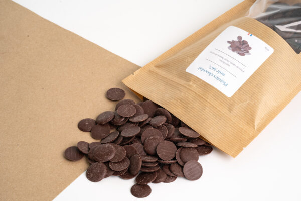 Pistole de chocolat noir 66% ou lait 37%