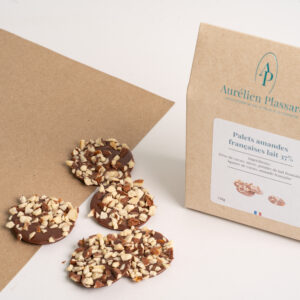 Palet lait 37% amandes Françaises