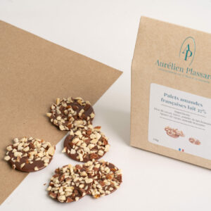 Palet lait 37% amandes Françaises